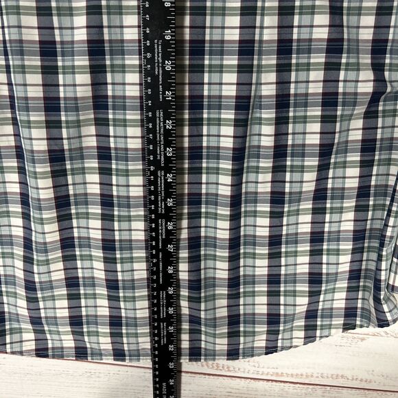 Mizzen + Main Mens Button Shirt XXL Trim Fit Stretch Multicolor Check Leeward - Picture 9 of 11